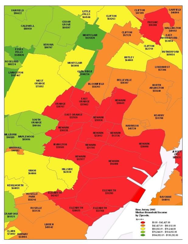 Newark Nj Zip Code Map Map Of World 3598