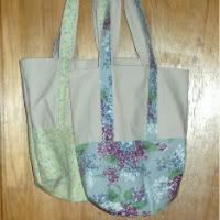 Lilac and Polka Dot Grocery Bag Set  *HC$ Day Special*