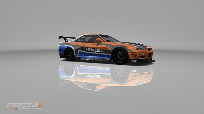 Custom made Skyline r34 drift race inspired livery only 4 being sold