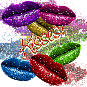 colorful kisses
