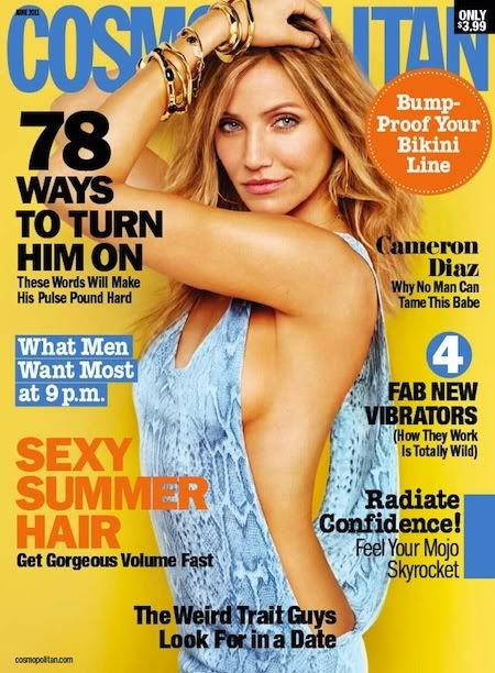 cameron diaz cosmopolitan june 2011. hot Cameron Diaz for