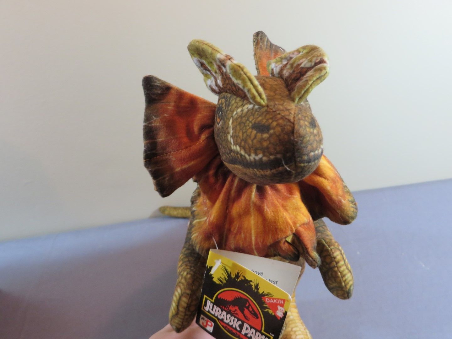 dilophosaurus plush toy