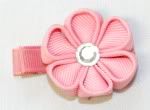 But when my days are Happy Pink...Pretty Pink Ribbon Flower Hairclip