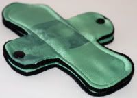 48 hour HC$ Auction! ~*Lush Green Silk*~ Set of 2 Hand Dyed Silk Pantyliners