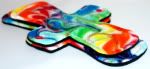 ~*Carnivale!*~ Set of 2 Bamboo Velour Cloth Pads with Fleece Backs