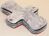 ~*Swirl Dyed Day Pad Trio~* 3 9" Bamboo/Fleece Backed Cloth Day Pads