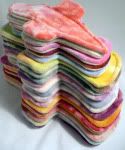 Set of 2 13" Post Partum Pads with Fleece backs - reserved for Alisha