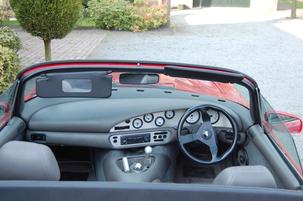 Re TVR Chimaera Alloy dash with Magnolia leather