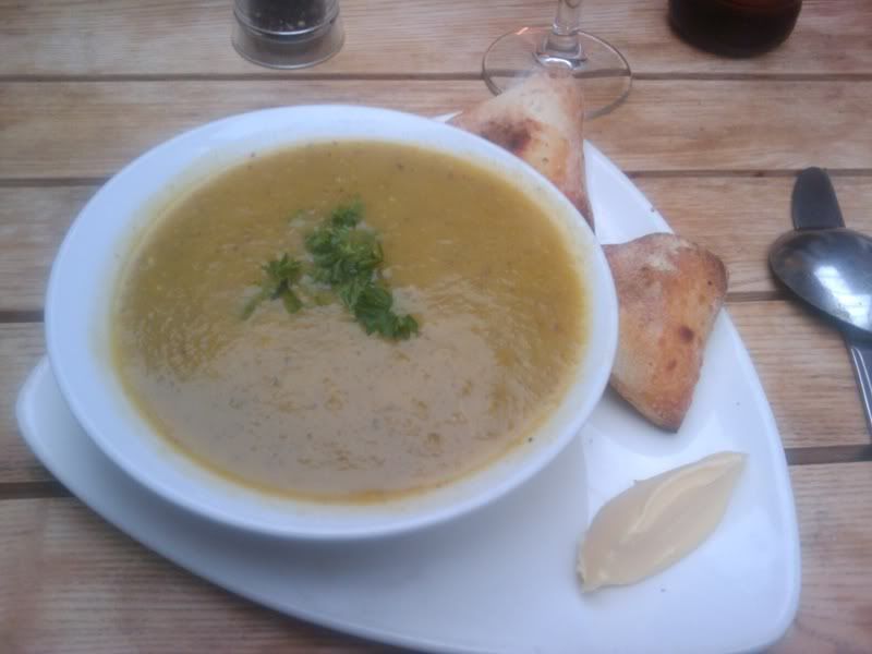 Veg soup at slice of sicily