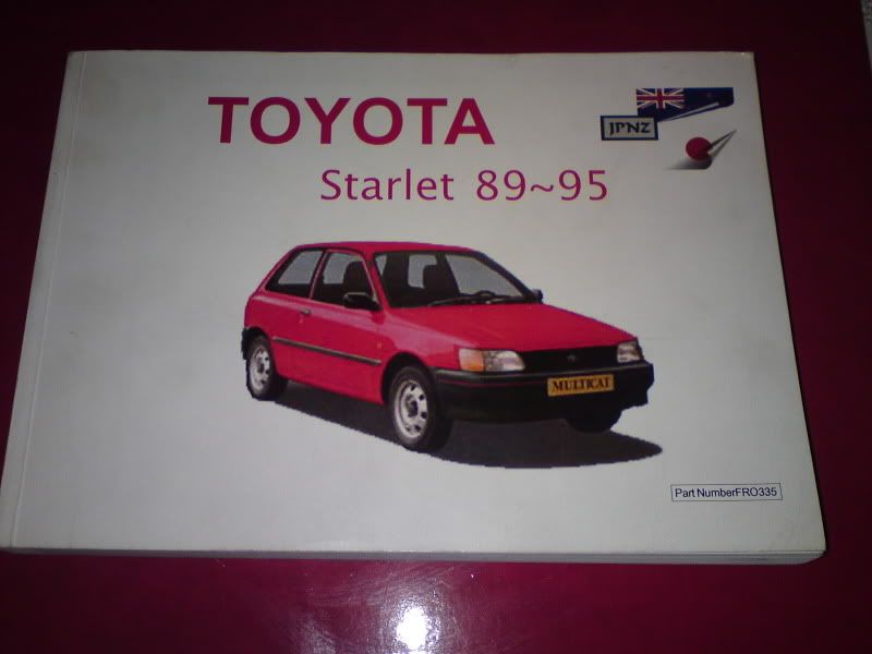 toyota starlet manual book #7