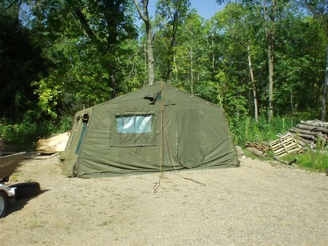 Surplus Military Wall Tent 16 X 16 - Homesteading Questions