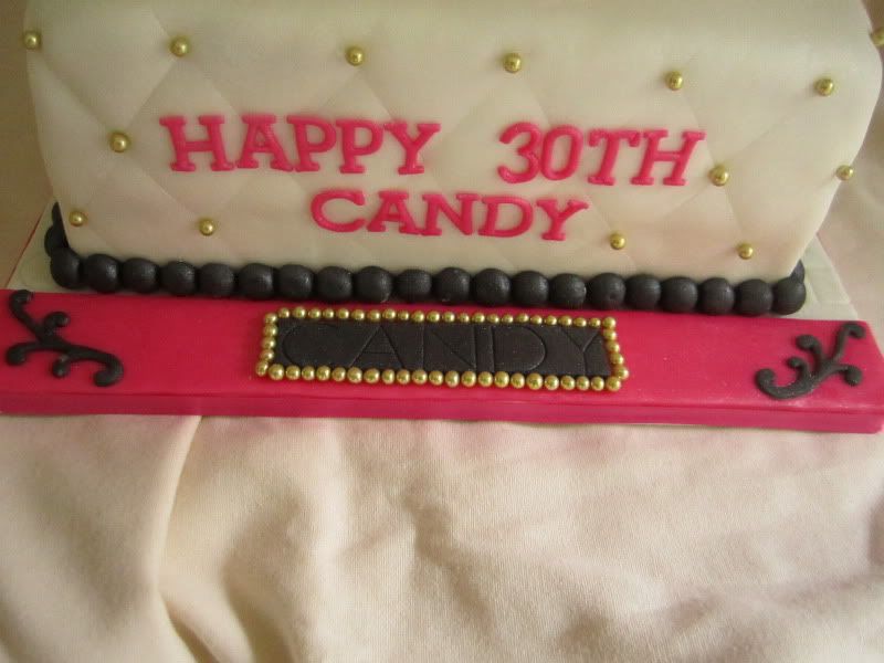 Guess Wallet 30th Birthday Cake,diamond pattern cake,girly cake