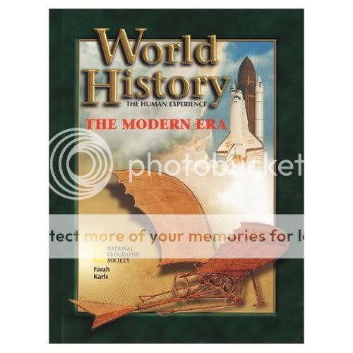 8th Grade 8 Glencoe McGraw Hill World History Text Homeschool