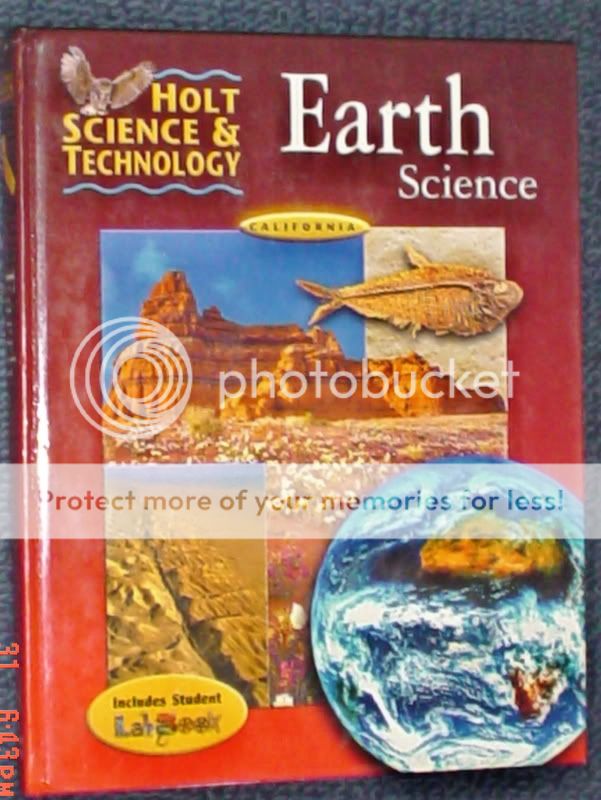 Holt Earth Science and Technology 6th Grade 6 Text with Lab Book 