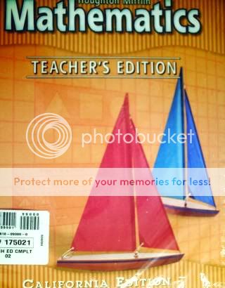 Houghton Mifflin 1st Math Mathematics Teachers Edition