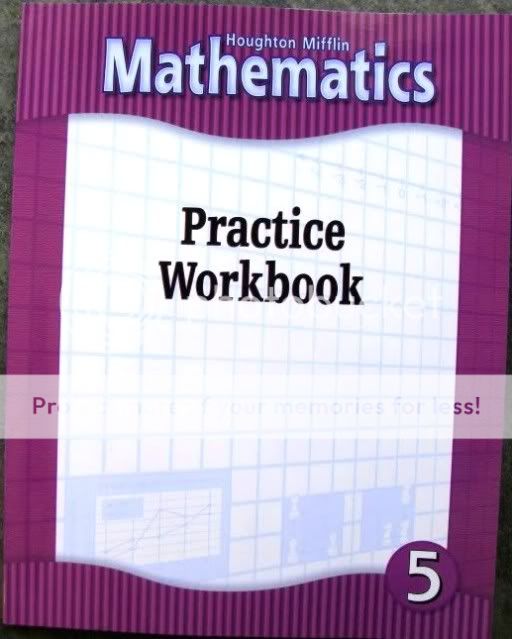 Houghton Mifflin 5th Grade 5 Math Text Mathematics New