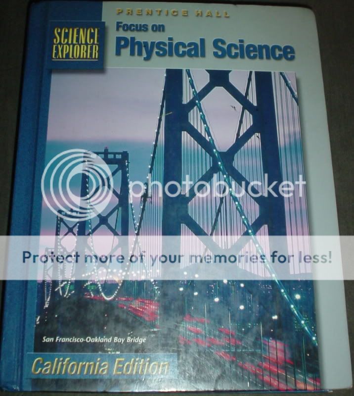 Prentice Hall FOCUS PHYSICAL Science 8th GRADE 8 TEXT 9780130443458 