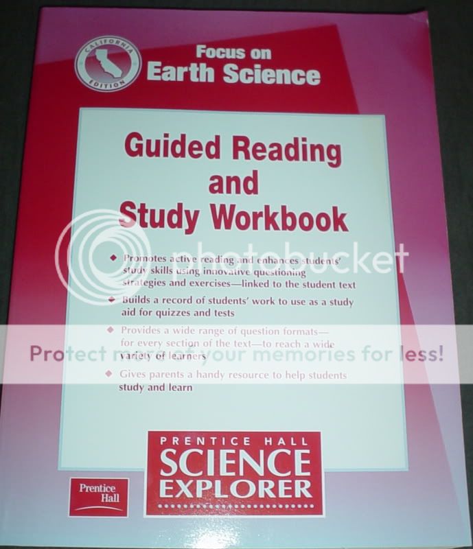 Prentice Hall Earth Science 6th Grade 6 Workbook L K 0130527270