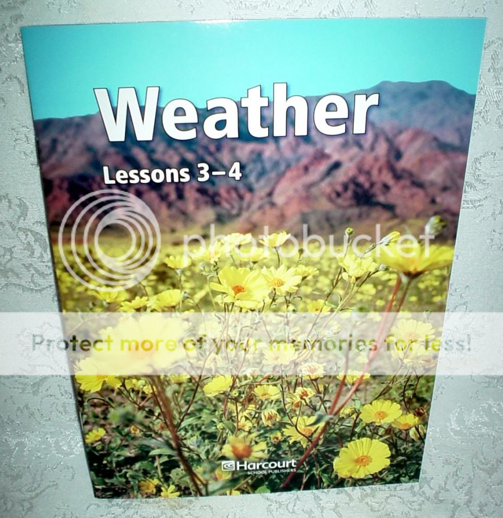 Harcourt 5th Grade 5 Science Reader Weather Lessons 3 4 Homeschool