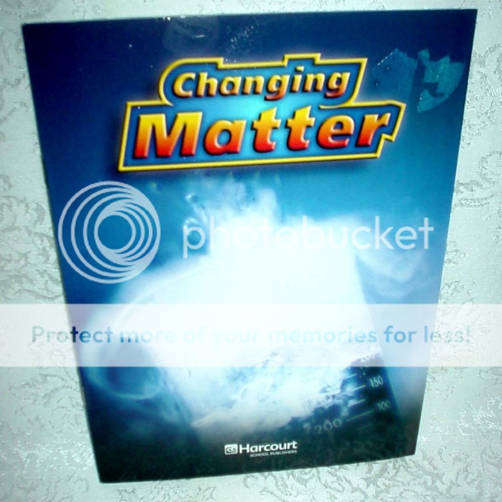 Harcourt 5th Grade 5 Science Reader Changing Matter Homeschool Free