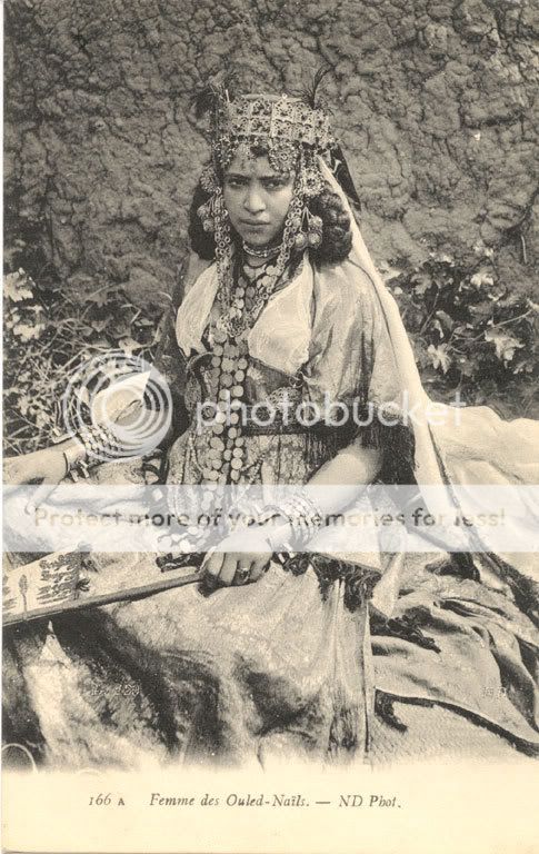 Algeria 1920s the tribe Ouled Naïls - the women have 
