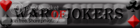 W A R [[of]] J O K E R[[s]] banner
