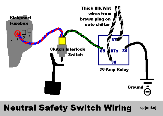 4 L 60 E Neutral Safety Switch Wiring Diagram Car Engine.