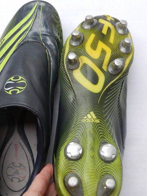 ADIDAS SHOES MEN CLEATS F50 TUNIT GREEN 11 1/2 11.5  