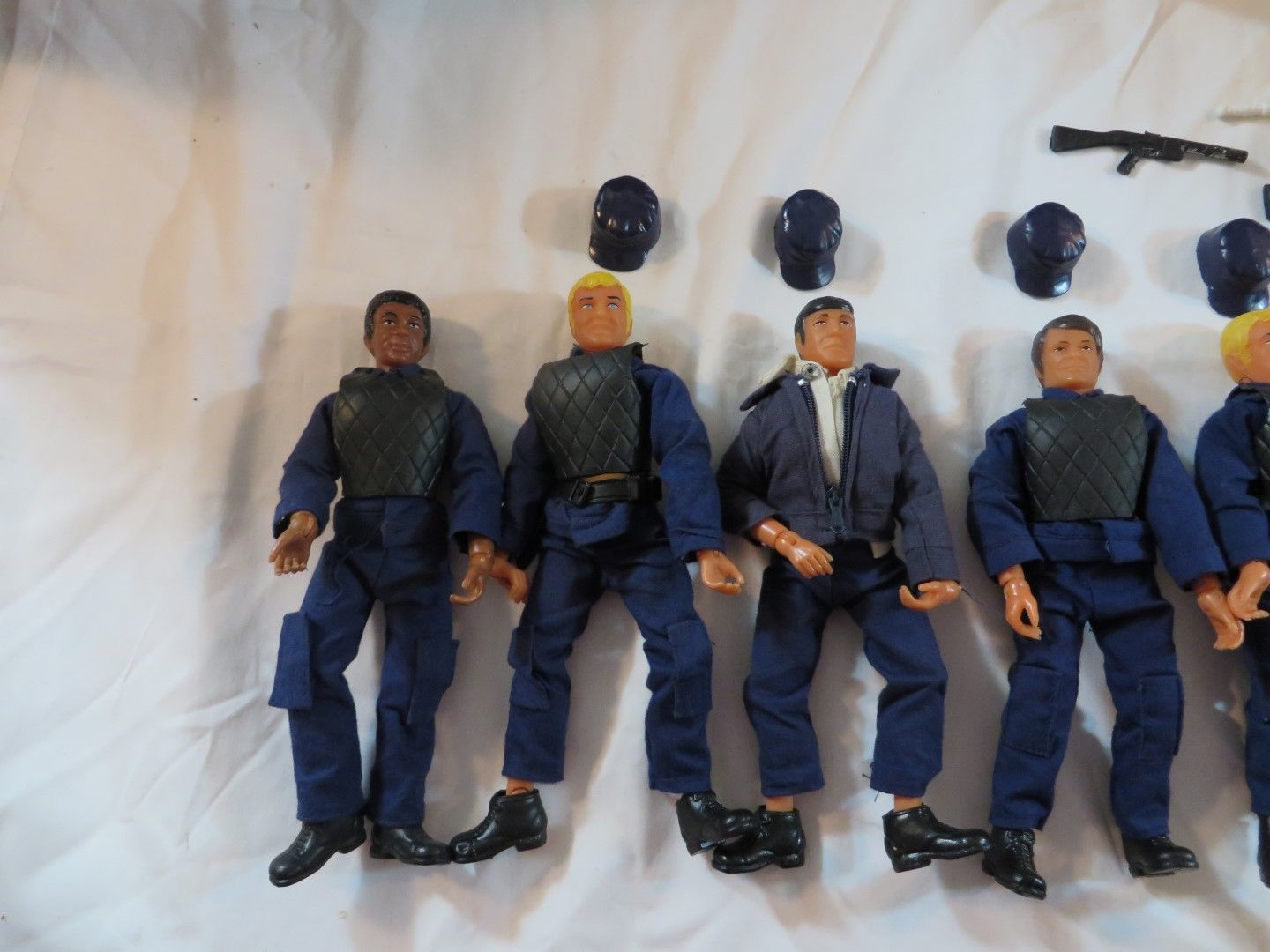 SWAT S.W.A.T. Team Van 7 Action Figures 1970s Toy Lot LJN TV Show ...