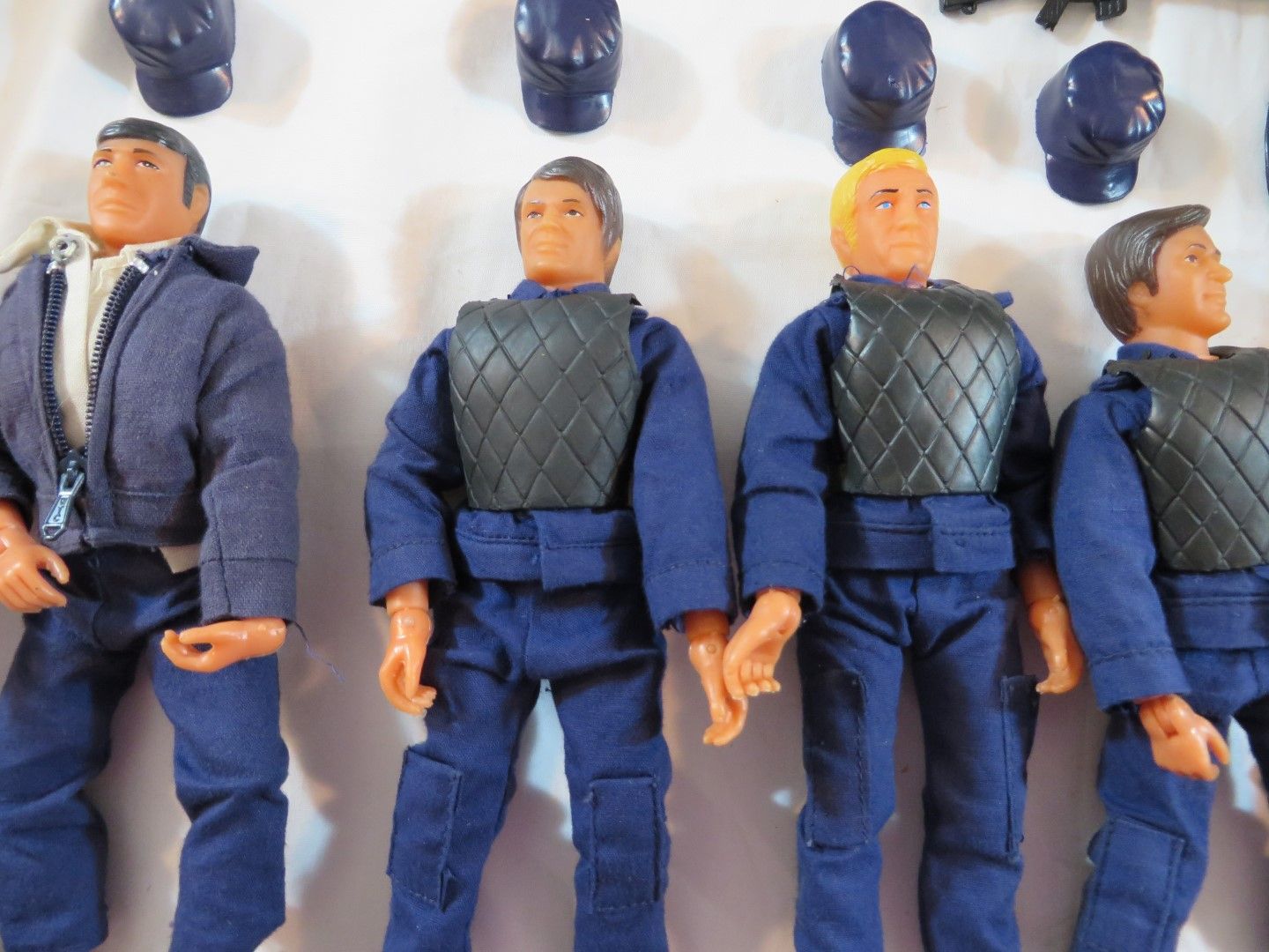 SWAT S.W.A.T. Team Van 7 Action Figures 1970s Toy Lot LJN TV Show ...