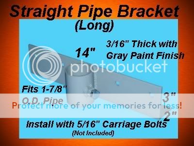 Stationary Pipe Boat Dock Hardware Bracket Long 555 L  